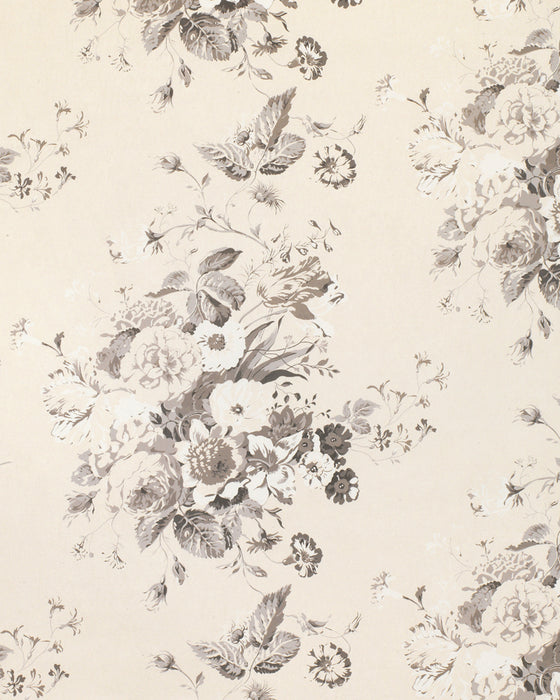 Constance Charcoal on Natural Wallpaper