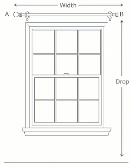 How to measure for curtains