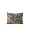 Decorative pillow with floral pattern on a white background