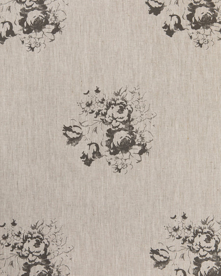 Floral pattern on a textured beige background