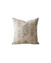 Decorative pillow with floral pattern on a white background