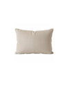 Beige pillow on a white background