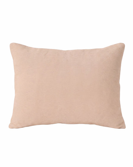 Beige cushion on a white background