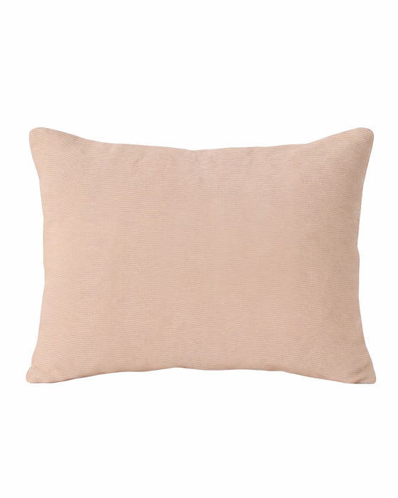 Beige cushion on a white background