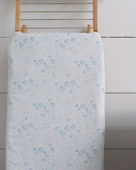 New Penny Blue on White Linen
