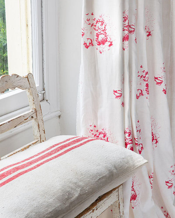 Hatley Cerise on White Linen