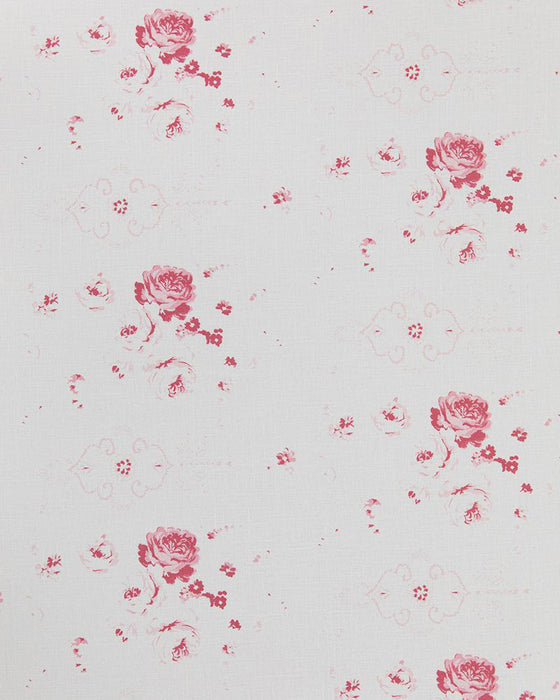 Podge Raspberry on White Linen