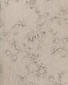 A fabric with a natural linen color featuring a charcoal gray floral print.