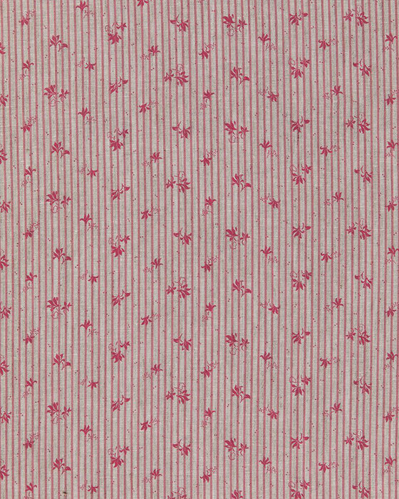 Metro Berry Red on Natural Linen
