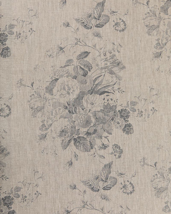Constance French Blue on Natural Linen