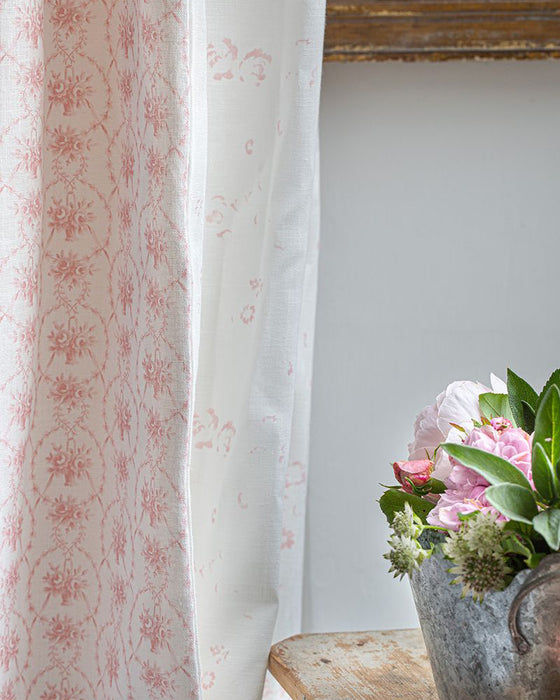 Julia Pink on White Linen