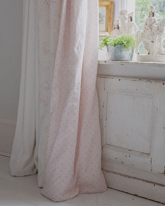 Metro Pink on White Linen
