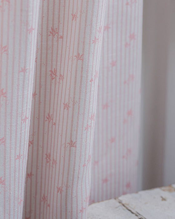 Metro Pink on White Linen