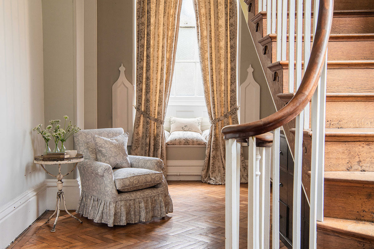 We offer a bespoke made-to-measure curtain service. Each piece is hand finished with care using your chosen fabrics. Fill in the form below for a tailored quote.